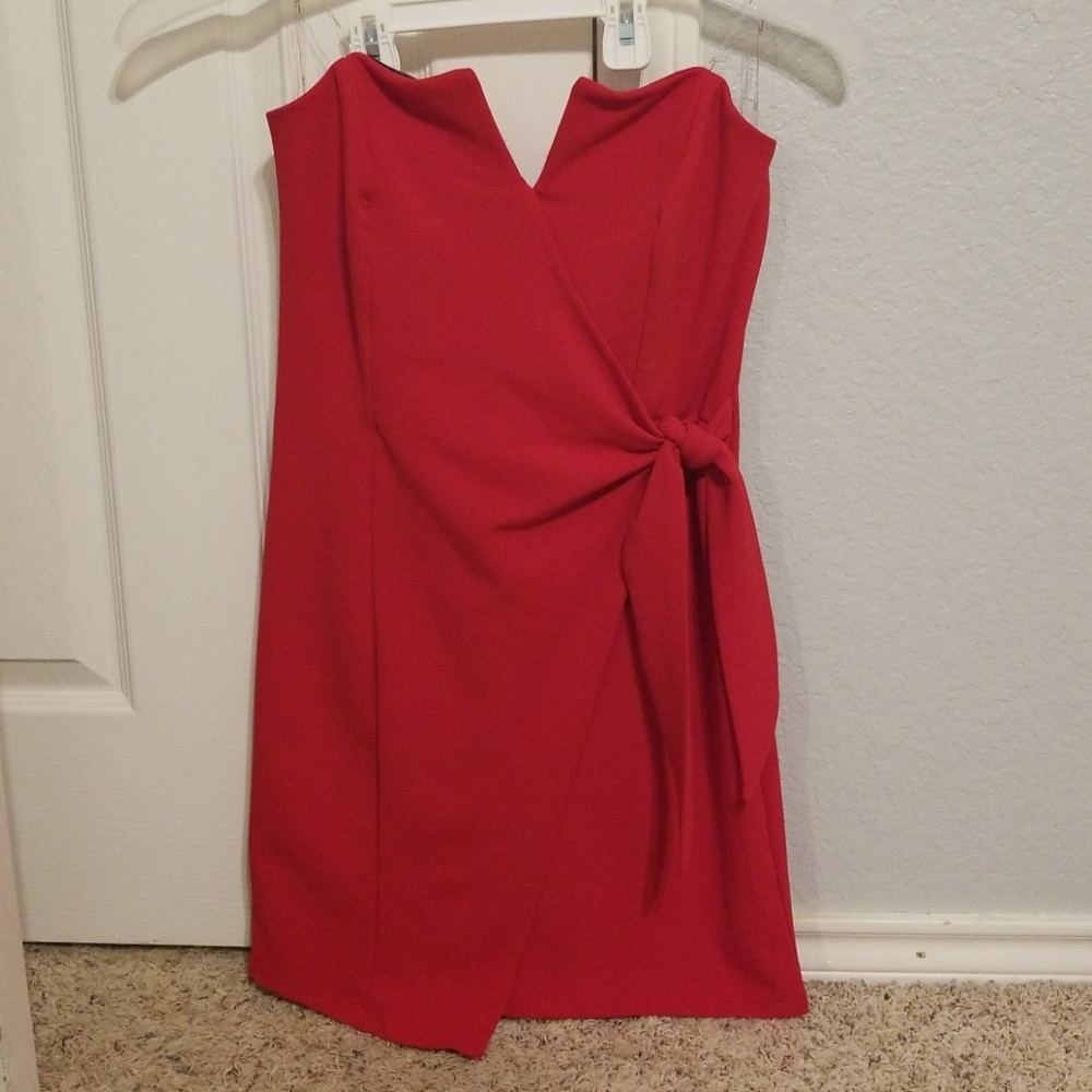 Red dress